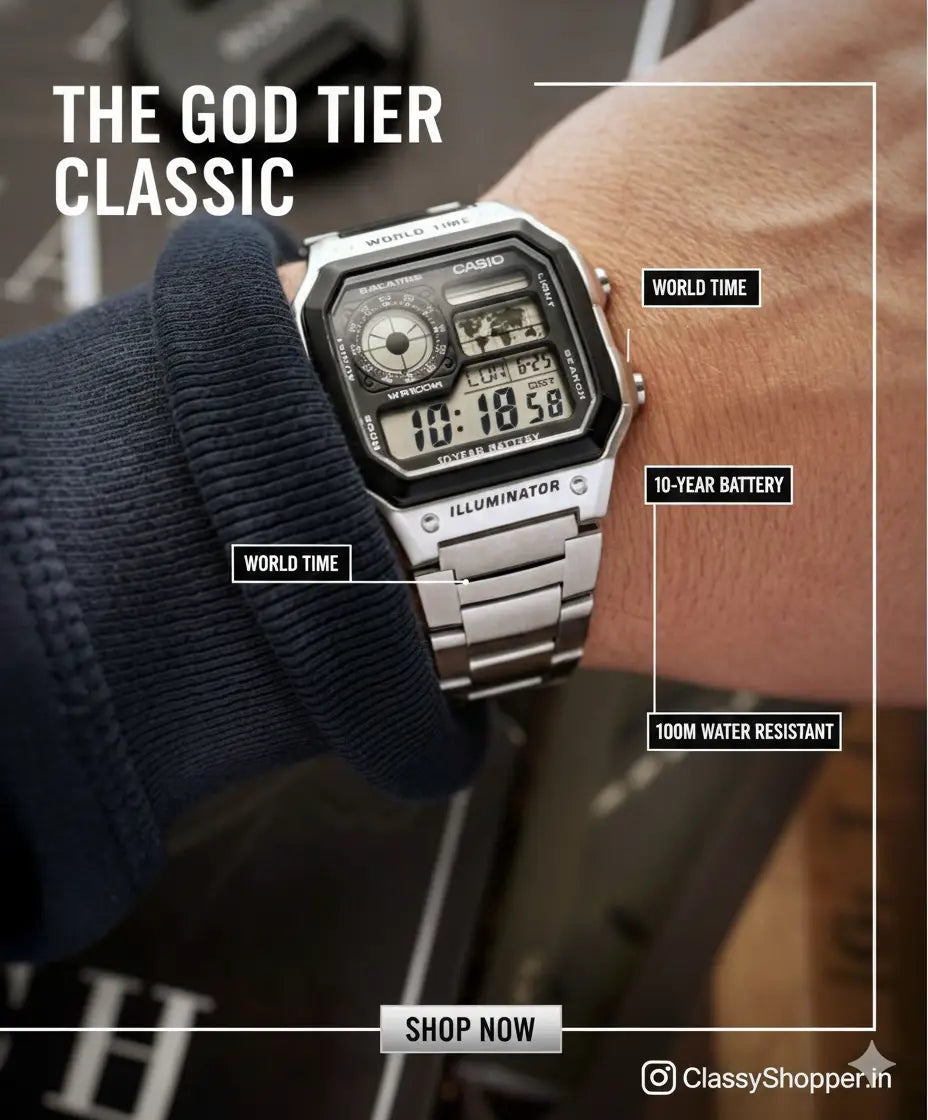 SMW CASI0.. World Time AE-1200WHD-1AV