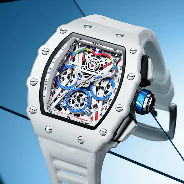 OVERFLY Onola Unique Dial Chronograph Luxury Men's Watch