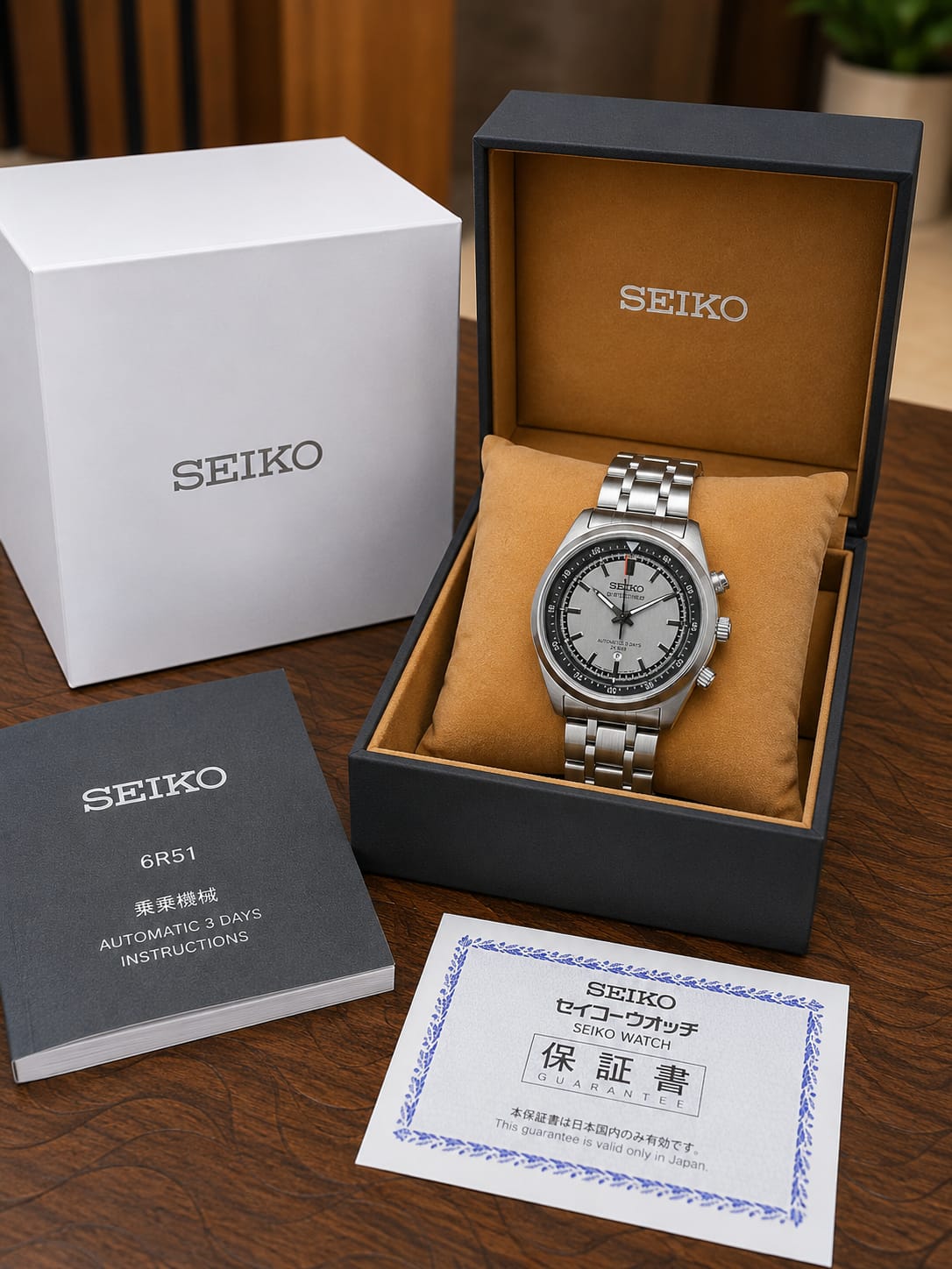 SMW Prospex 39.5mm Cream Dial Watch