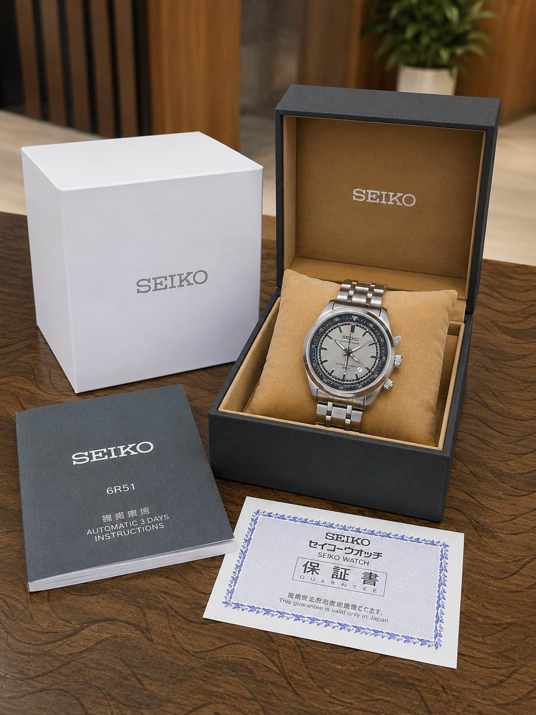 SMW Prospex 39.5mm Cream Dial Watch