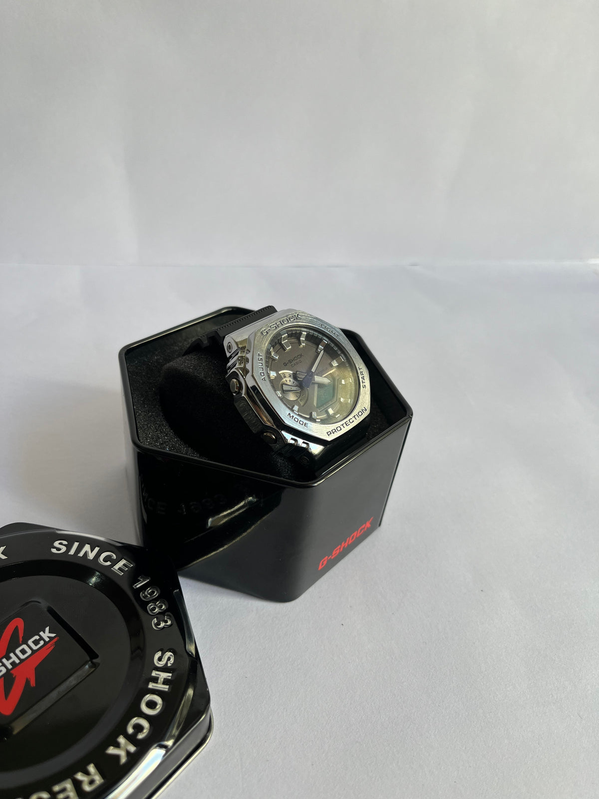SMW Casio G-Shock Tough Solar Bluetooth Analog-Digital Watch with Stainless Steel Case