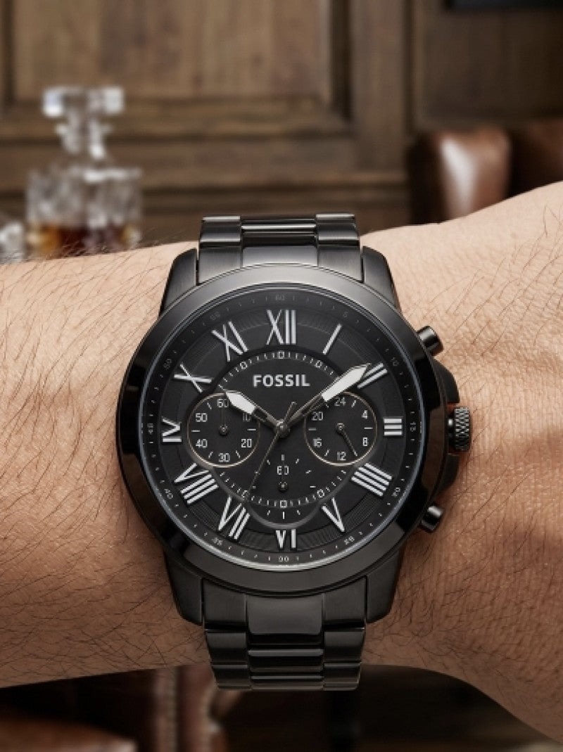 Fossil Neutra Chronograph Amber Leather Watch – Model FS5512