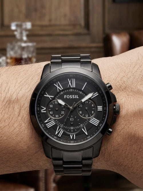 Fossil Neutra Chronograph Amber Leather Watch – Model FS5512