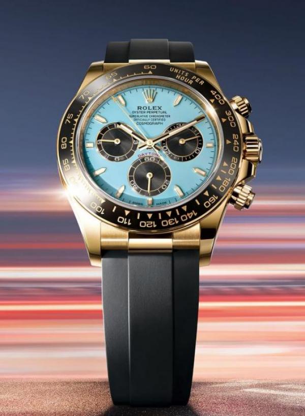 Role_x Daytona Chronograph Tiffany Dial Men's Watch